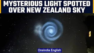 New Zealand: A mysterious blue light spotted in night sky | Oneindia News *news