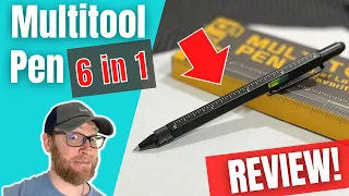 6 In 1 Multitool Pen Review | Unboxing & Overview Of This Nifty Little Pen!