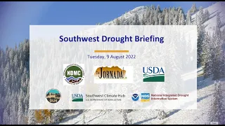 August 2022 Southwest Drought Briefing