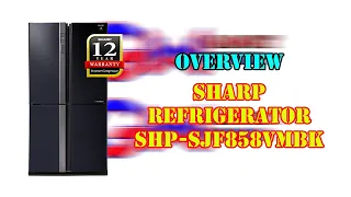 SHARP Refrigerator Overview (SHP-SJF858VMBK) Long Video
