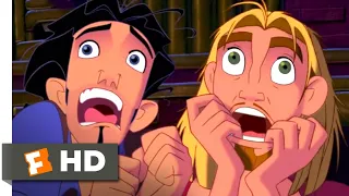 The Road to El Dorado (2000) - The Stone Jaguar Attack Scene (9/10) | Movieclips