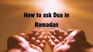 How to ask Dua in Ramadan | Dr.Omar suleiman.