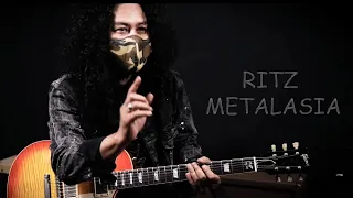 Ritz metalasia | Gibson R8 refret & custom inlay Artwork by Amariz (guitar test by Ritz metalasia)