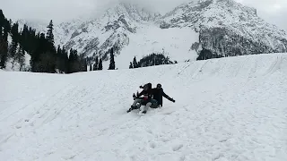 Sledge Ride | Must do activity | Sonmarg | Kashmir in March 2023