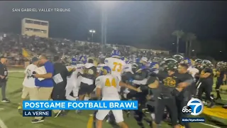 Video shows brawl break out at Damien HS football game | ABC7