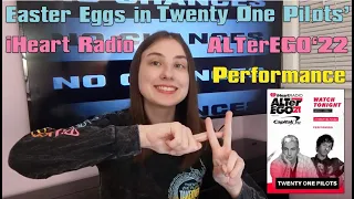 Easter Eggs in Twenty One Pilots’ iHeartRadio ALTer Ego 2022 Performance