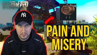 !!!PAIN!!! Escape From Tarkov (Mechanic Quest) FINDING A T PLUG! 🦁