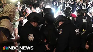 New York City mayor eyes 'outside agitators' in college protests