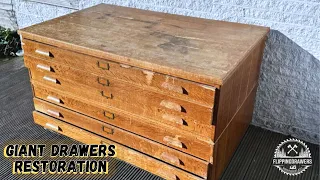 Old File Cabinet  RESTORATION