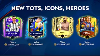 112 TOTS RONALDO! NEW ICONS, HEROES AND WHAT IF EVENT - FIFA MOBILE 23