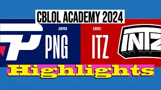 PAIN GAMING'a VS INTZ'a | CBLOL ACADEMY 2024 | Highlights | PNG VS ITZ