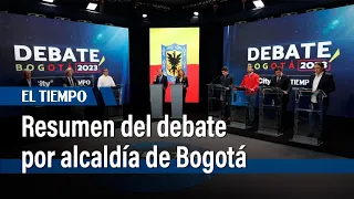 Resumen del 'debate definitivo' por la alcaldía, realizado por El Tiempo y CityTv | El Tiempo