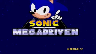 Sonic The Hedgehog Megadriven (Demo 1) ✪ Walkthrough (1080p/60fps)