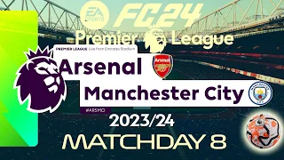 FC 24 Arsenal vs Manchester City | Premier League 2023/24 | Full Match