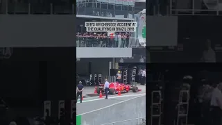 Sebastian Vettel's Accident With the Weighbridge