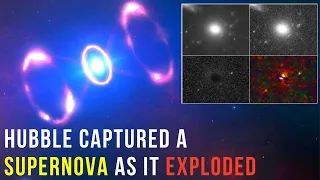 Caught in the action! Hubble Captures 3 Faces of Evolving Supernova in Early Universe