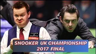 Ronnie O'Sullivan VS Shaun Murphy Snooker UK Championship 2017 Final