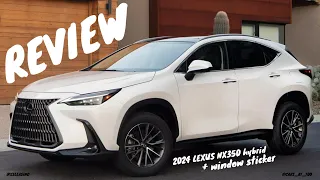 2024 LEXUS NX350H PREMIUM REVIEW    THE BEST SMALL LUXURY SUV ON THE MARKET ?!