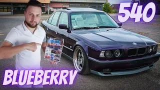 BMW E34 540i BLUEBERRY | najgrubszy projekt w Polsce?? #pokażSprzęta
