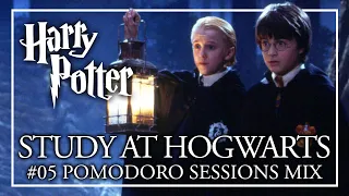 🕯️MIDWEEK SESSION #05🕯️ Pomodoro STUDY AT HOGWARTS ASMR + Music | Harry Potter Pomodoro Session
