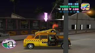 GTA: Vice City - Mission 58 (Kaufman Cabs asset) - Friendly rivalry