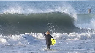 Perfect OFFSHORE Conditions & SHARK Scare in New Jersey