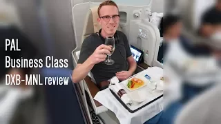 Philippine Airlines Business Class a330 - Full Flat Bed from Dubai to Manila