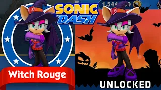 Witch Rouge Unlocked New Character - Sonic Dash 2020 Endless Running & Racing Game