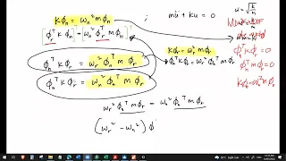 Modal Orthogonality for MDOF