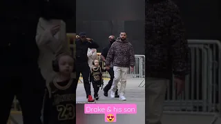 Drake and his son Adonis.