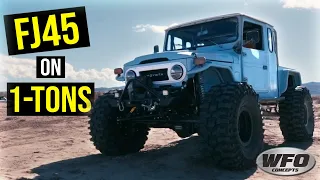 FJ40 Turned FJ45 on 1-Tons & 43's | Full Walk-Around