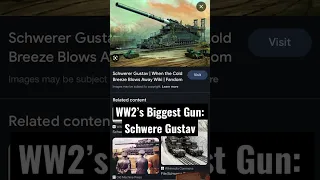 WW2’s Biggest Gun: Schwere Gustav #shorts #history #ww2 #military