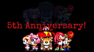 Sonic.exe Spirits of Hell Round 1 | 5 Year Anniversary Stream - All endings!