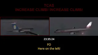 Überlingen mid-air collision - animation and CVR's