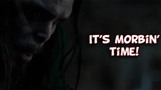 Does Morbius actually say "It's Morbin' time"?