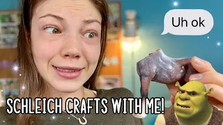 SCHLEICH CRAFTS WITH ME- Drastic Customization, Resculpting, Repainiting, and MORE!