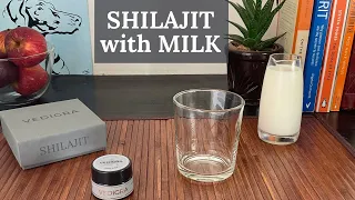 How to take Shilajit with milk ?