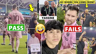 Yassine: Messi's Bodyguard - Pass & Fail Moments!🤪🤪