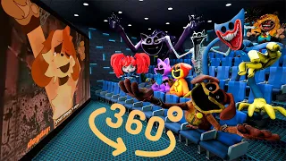 Poppy Playtime Chapter 3 360° - CINEMA HALL | CatNap & DogDay react to Chapter 3 | VR/360°