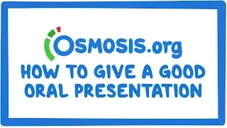 Clinician's Corner: How to give a good oral presentation