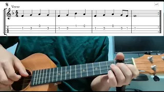 Falling Slowly (Once) - Easy Beginner Ukulele Tabs With Playthrough Tutorial Lesson