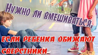 ➤ Нужно ли вмешиваться, если ребенка обижают сверстники ➤ Отношения с ребенком ➤ Воспитание детей