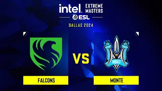 Falcons проти Monte | Мапа 1 Dust2 | IEM Dallas 2024