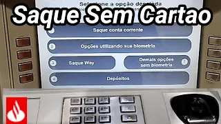 Como Retirar dinheiro caixa eletrônico - Sem cartão - Banco Santander