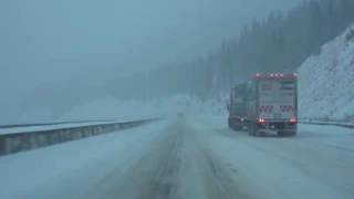 Colorado Dashcam - Winter Driving I-70 At The Eisenhower Tunnel - 11/24/2016