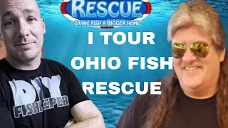 the KING of DIY ARRIVES AT OHIO FISH RESCUE