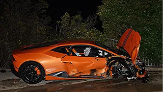 Rebuilding WRECKED Lamborghini Huracan in 10 Minutes