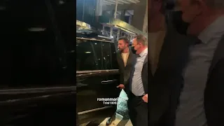 todos quisieran un caballero así Ben Affleck y Jennifer López . Batman en New york ayer