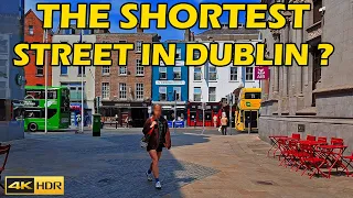 The Shortest Street in Dublin 4K Walking Tour Ireland 2024