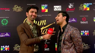 Momin Saqib | Red Carpet | Launch Of The First Song “Larki Achari” from the film Dum Mastam